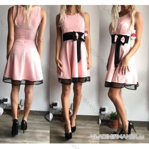 Sommer-Frauenkleid (uni sl) ITALIENISCHE Mode IM9177673
