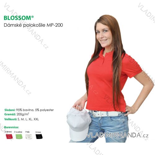 Polo-Shirt Kurzarm mono (s-xxl) BLOSSOM MP-200