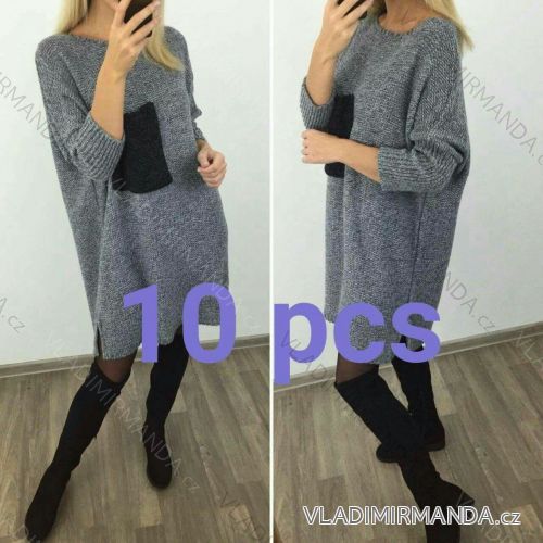 Pullover Damen lang (l-2xl) POLSKá MODA GR17040
