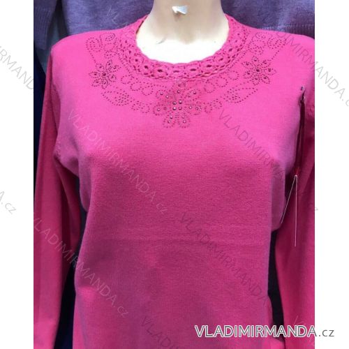 Pullover Pullover Langarm Damen (m-2xl) POLSKÁ MODA GR17052
