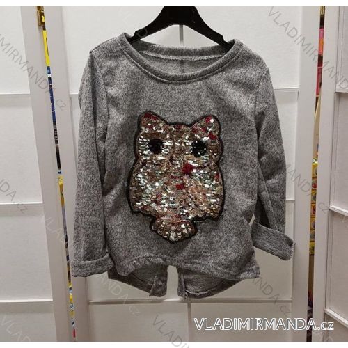 Sweatshirt wärmer mit Haaren innerhalb Mädchen ändern Mädchen (4-14 Jahre) ITALIENISCHE MLADA MODE IMM24391
