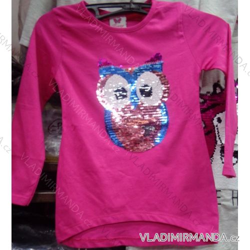 T-Shirt Kurzarm mit Pailletten Kinder (98-128) TUZZY TURKEY MODA TM21793017
