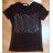 T-Shirt Kurzarm mit Pailletten (s-xl) MB21 COLLECTION K267MB weiß S / M