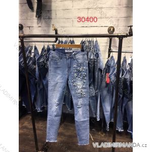 Jeans mit Perlen Damen (xs-xl) JEWELLY 30400
