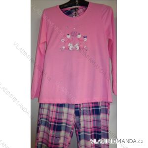 Pyjamas lange Damen Baumwolle (m-2xl) BENTER 65666
