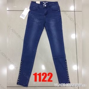 Jeansgewehr mit Damenperlen (xs-xl) 1122R
