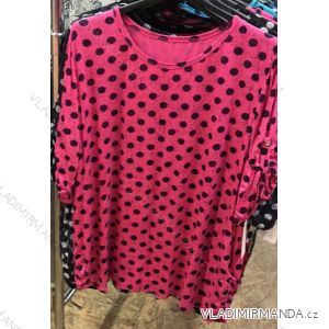 Tunika-Shirt 3/4 Kurzarm (uni xl-3xl) ITALIENISCHE MODA IM1018002
