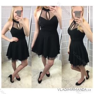 Elegantes Kleid Damen (uni sl) ITALIAN Fashion IM918100
