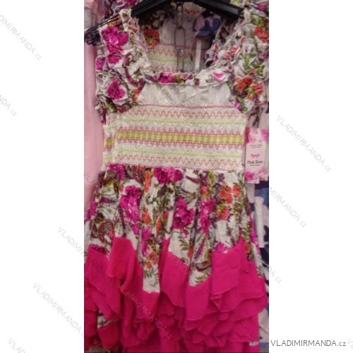 Kleid mit Rüschen ohne Ärmel Mädchen (4-14 Jahre) TURKEY MODA TM218F179
