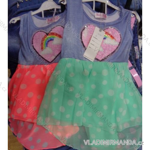 Set Pailletten mit Pailletten + Leggings für Mädchen (2-12 Jahre) TURKEY MODA TM218R-717
