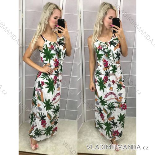 Ärmellose lange Damen-Sommerkleider (s-xl) ITALIENISCHE Mode IM108NK8455