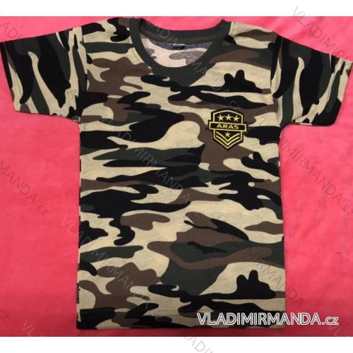 Kurzarm-T-Shirt für Jungen (2-8 Jahre) Tarnanzug ITALIEN TM218109
