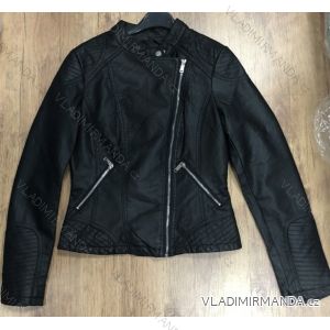 Jacke Langarm Leder Damen (uni s-2xl) LEX18188
