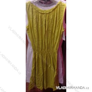 Tunika-Kleid ärmellose Sommerfrauen (uni sl) ITALIENISCHE Mode IM2182880
