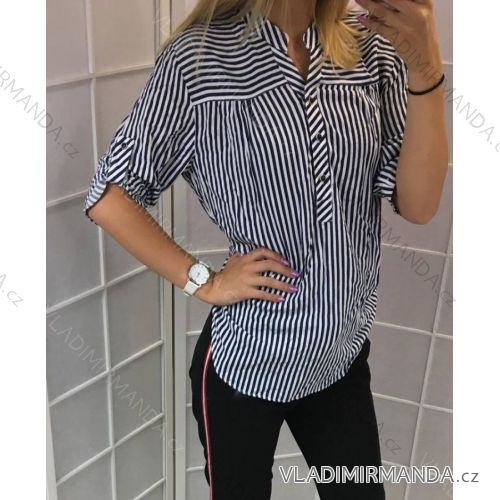 Shirt Kurzarm Damen (46-54) TÜRKEI Fashion IM918403
