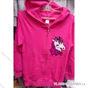 Sweatshirt Langarm mit Pailletten und Kapuzenpulli Kleinkind Baby (128-164) TUZZY TURKEY MODA TM218118
