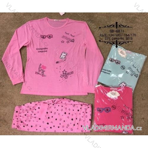 Pyjama Long Teen Girl (134-170) N-FEEL GB-8871
