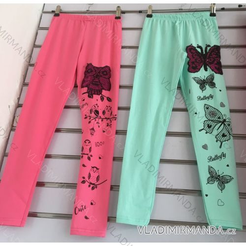 Leggings mit Pailletten Baby Teenager Mädchen (6-11 Jahre) TÜRKEI WD WD18037
