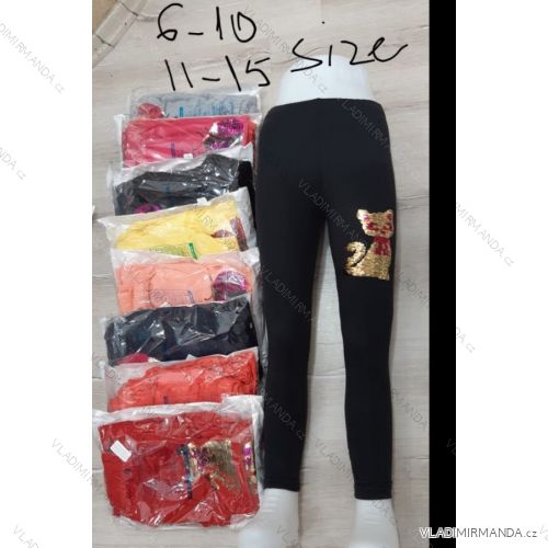 Leggings mit Pailletten Baby Teenager Mädchen (6-10 Jahre) TÜRKEI WD WD18049
