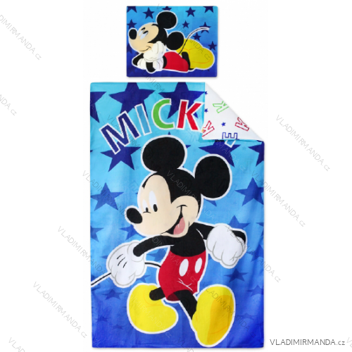 Mickey-Mouse-Babybett (90 * 140, 40 * 55 cm) SETINO MIC-H-BEDLINEN-02