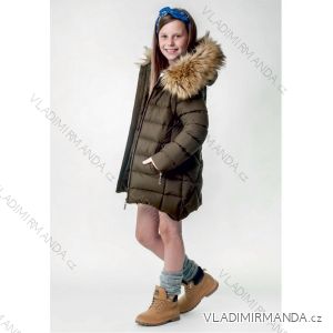 Winterjacke Mantel mit Pelzmantel Mädchen (134-158) MFASHION MF18M-17
