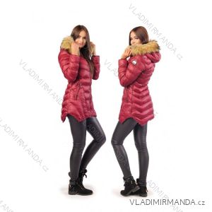 Wintermantel mit Fellspitze gesteppt MFASHION MF18M-18