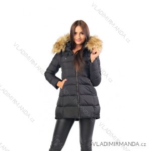 Wintermantel mit Pelzspitze gesteppt (sml-xl) MFASHION MF18M-15A