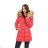 Wintermantel mit Pelz Damen gesteppt (sml-xl) MFASHION MF18M-14A