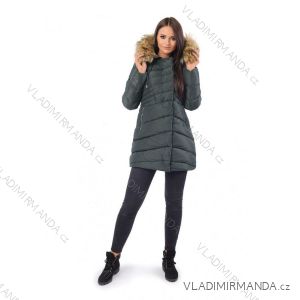 Wintermantel mit Pelzspitze gesteppt (sml-xl) MFASHION MF18M-205A