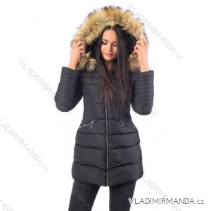 Winterjacke mit Pelzspitze gesteppt (sml-xl) MFASHION MF18M-201A