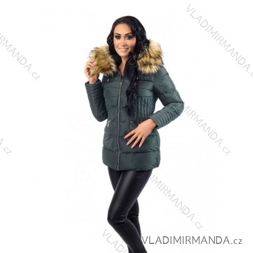 Winterjacke mit Fell gesteppt Damen (sml-xl) MFASHION MF18M-202A