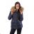 Winterjacke mit Fell gesteppt Damen (sml-xl) MFASHION MF18M-202A