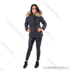 Winterjacke mit Fell gesteppt Damen (sml-xl) MFASHION MF18M-204A