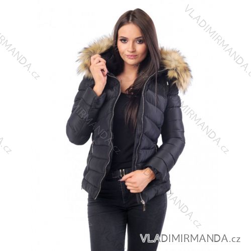 Winterjacke mit Fell gesteppt Damen (sml-xl) MFASHION MF18M-210A