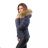 Winterjacke mit Fell gesteppt Damen (sml-xl) MFASHION MF18M-210A