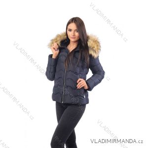 Winterjacke mit Fell gesteppt Damen (sml-xl) MFASHION MF18M-206A