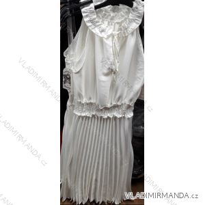 Sommer-Frauenkleid (uni sl) ITALIENISCHE Mode IM918263
