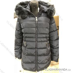 Manteljacke Damen warm mit Fell S-Westmode (S-2xl) LEU18B1053
