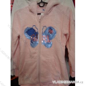 Sweatshirt-Jacke warmes Fell Baby und Teenager-Mädchen (134-164) GLASBEAR MA418893
