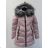 Winterjacke mit Damenfell (m-2xl) gesteppt POLSKá móda LEU1810H9515
