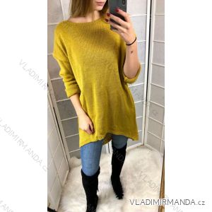 Pullover Damen Langarm (uni sl) ITALIENISCHE MODA IM718568
