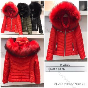 Winterjacke mit Kapuze und Fell (K-ZELL ITALIAN MODA KZE188176
