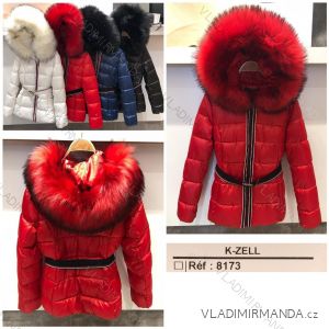 Winterjacke mit Fellkapuze und Fell (K-ZELL ITALIAN MODA KZE188173
