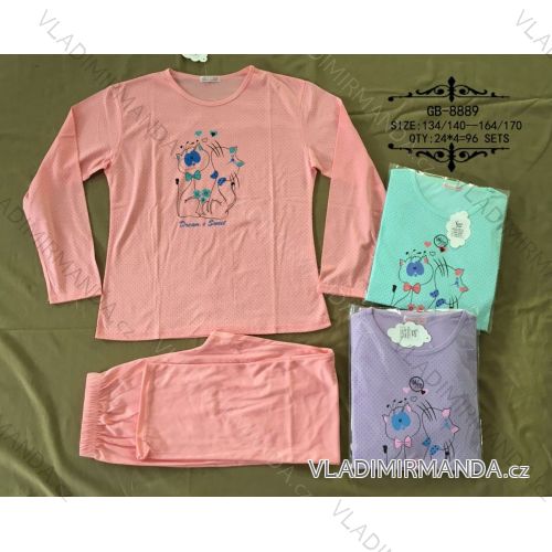 Pyjama Long Puppy Girl (134-170) N-FEEL GB-8889