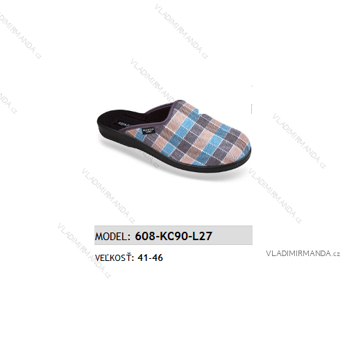 Herrenhausschuhe Hausschuhe (41-46) MJARTAN SHOES 608-KC90-L27
