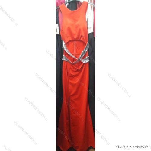 Elegantes langes Damen Ballkleid (uni sl) ITALIENISCHE MODA IM9172389