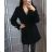 Lange Damenjacke (uni sl) ITALIENISCHER MODUS IM419100