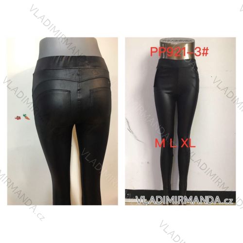 Lange Leggings Damen Kunstleder (M-XL) ELEVEK PP921-3
