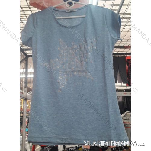 T-Shirt Kurzarm Damen (s-xl) TURKISH FASHION TM919007
