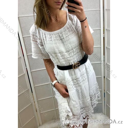 Ärmelloses Sommerkleid Damen (uni s / m) ITALIENISCHER MODUS IM719259
